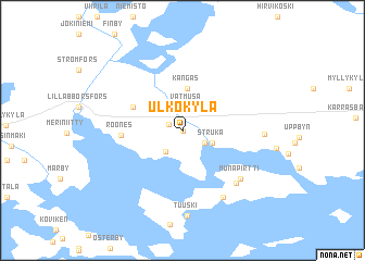 map of Ulkokylä