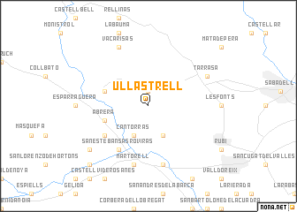 map of Ullastrell