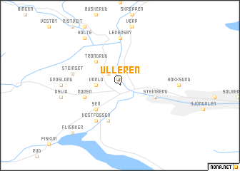 map of Ulleren