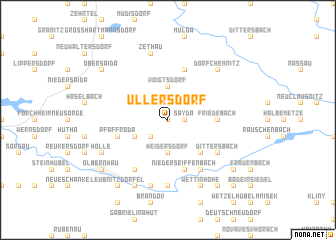 map of Ullersdorf