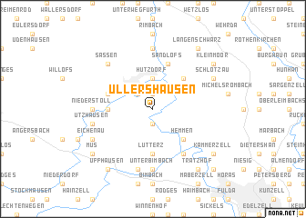 map of Üllershausen