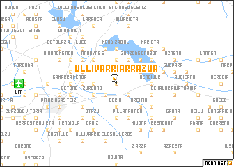 map of Ullívarri-Arrazua