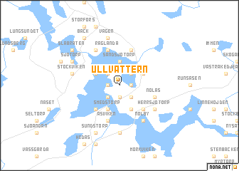 map of Ullvättern