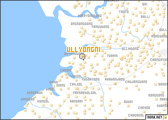 map of Ullyong-ni