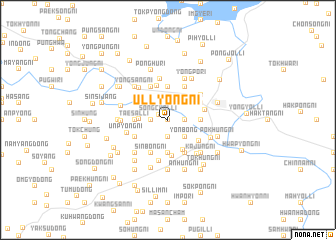 map of Ullyong-ni