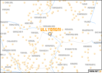 map of Ullyong-ni