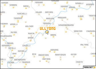 map of Ŭllyŏng