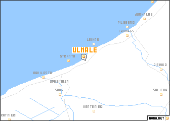 map of Ulmale
