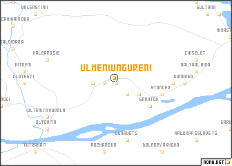 map of Ulmeni-Ungureni