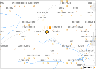 map of Ulm