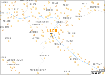 map of Ulog
