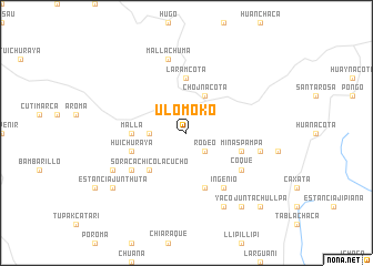map of Ulomoko