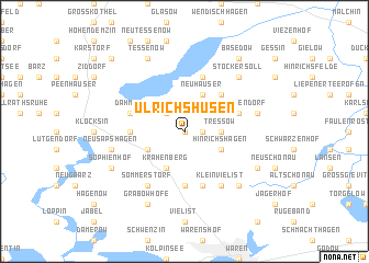 map of Ulrichshusen