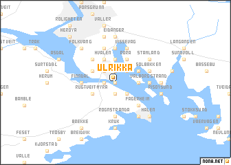 map of Ulrikka