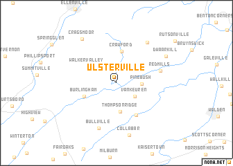 map of Ulsterville