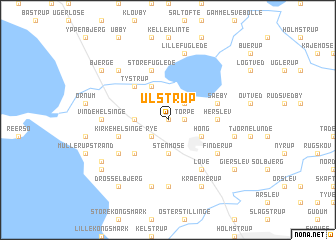 map of Ulstrup