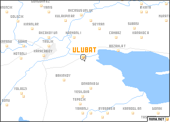 map of Ulubat