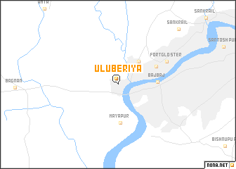 map of Uluberiya