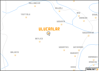 map of Ulucanlar