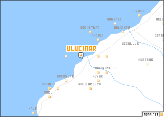 map of Uluçınar