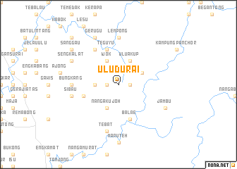 map of Ulu Durai