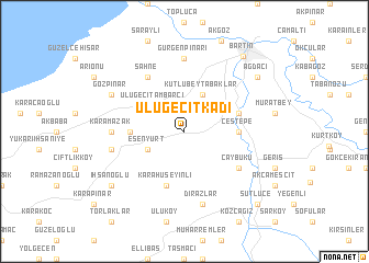 map of Ulugeçitkadı