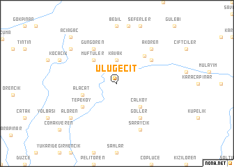 map of Ulugeçit