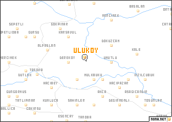 map of Uluköy