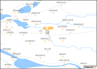 map of Ūlupi