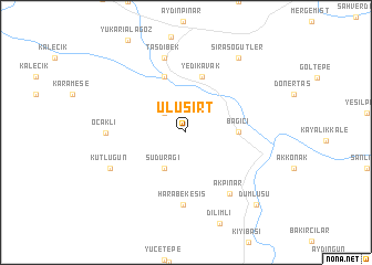 map of Ulusırt