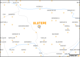 map of Ulutepe