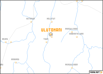 map of Ulu Tomani