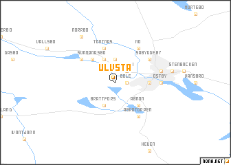 map of Ulvsta