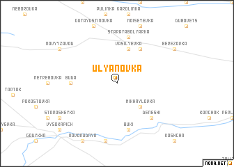 map of Ulʼyanovka