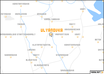 map of Ulʼyanovka