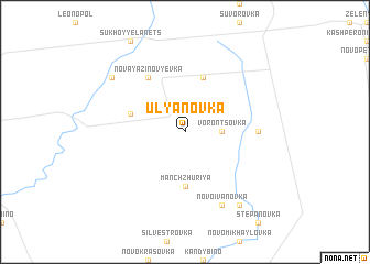 map of Ulʼyanovka