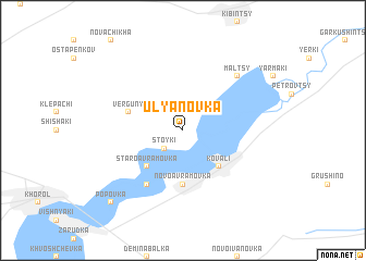 map of Ulʼyanovka