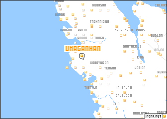 map of Umaganhan