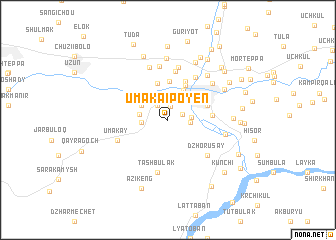 map of Umakai-Poyën