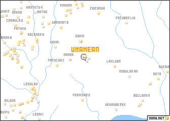 map of Umamean