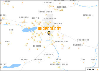 map of Umar Colony