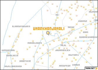 map of Umar Khān Jamāli