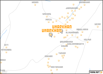 map of Umar Khān