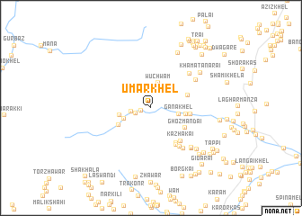 map of Umar Khel
