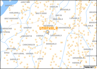 map of Umarwāla