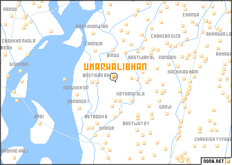 map of Umarwāli Bhān