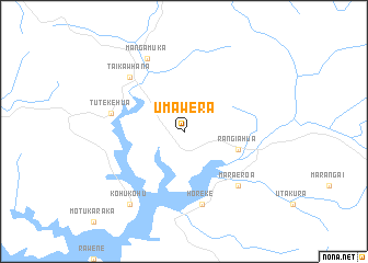 map of Umawera