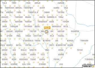 map of Uma