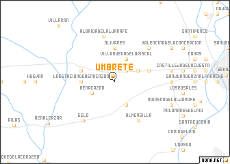 map of Umbrete