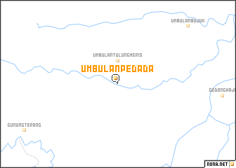 map of Umbulan Pedada